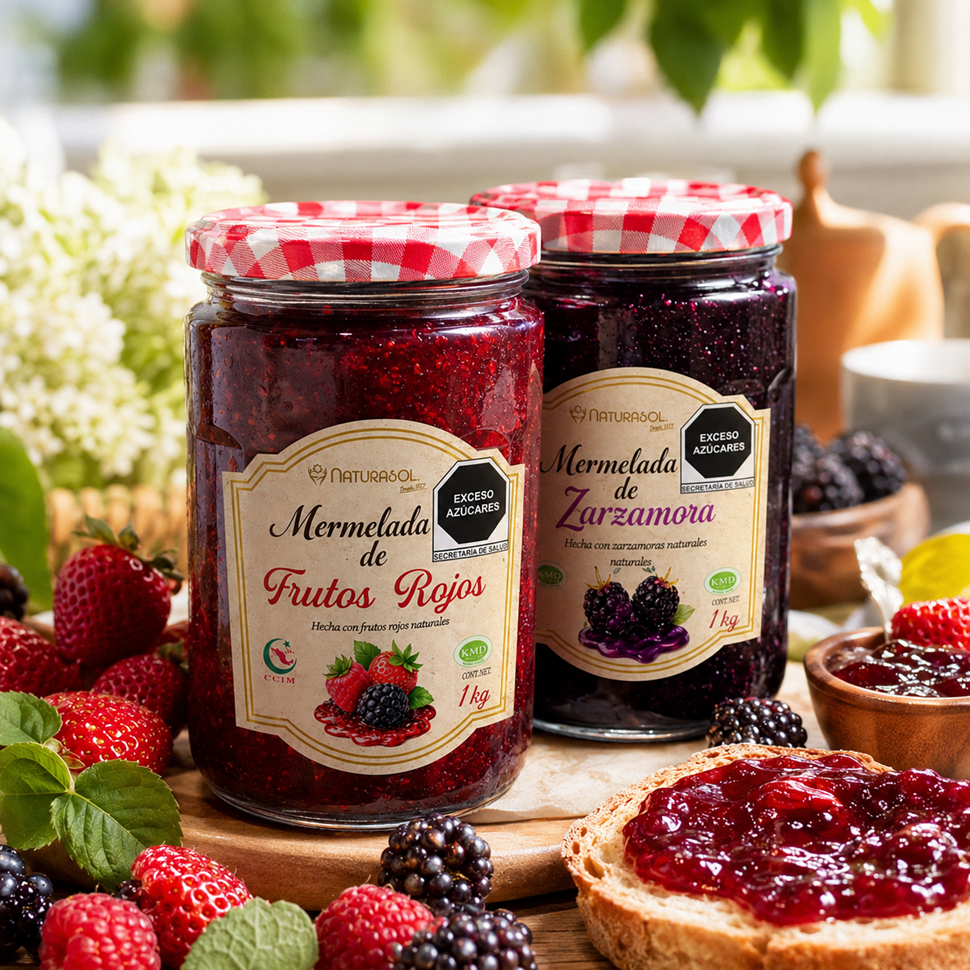 Mermelada de Frutos Rojos y Zarzamora